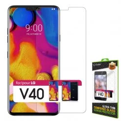 SGLGV40 - LG V40 Tempered Glass Screen Protector, Cellet 0.3mm Premium Tempered Glass Screen Protector For LG V40 (9H Hardness) Full Catalog