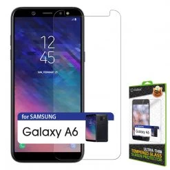 GoCellet Full Catalog SGSAMA6 -Anti Scratch Premium Tempered Glass Screen Protector 9H Samsung Galaxy A6