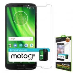 SGMOTG6 - MOTOROLA MOTO G6 Tempered Glass Screen Protector, Cellet 0.3mm Premium Tempered Glass Screen Protector For MOTOROLA MOTO G6 (9H Hardness) Full Catalog