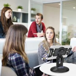 GoCellet PHTAB5003 - Multi-Functional 3-in-1 Tablet Holder Combo, Heavy Duty Desktop, Portable Stand And Headrest Holder With 360 Degree Rotation For IPads And Tablets - Black 16 GoCellet PHTAB5003 - Multi-Functional 3-in-1 Tablet Holder Combo, Heavy Duty Desktop, Portable Stand And Headrest Holder With 360 Degree Rotation For IPads And Tablets - Black