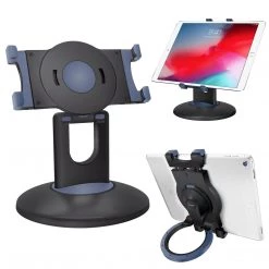 GoCellet PHTAB5003 - Multi-Functional 3-in-1 Tablet Holder Combo, Heavy Duty Desktop, Portable Stand And Headrest Holder With 360 Degree Rotation For IPads And Tablets - Black