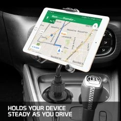 Full Catalog PH670G - Heavy Duty Tablet Mount, Cup Holder Mount With Flexible Gooseneck And 360 Degree Rotation For Tablets By Cellet