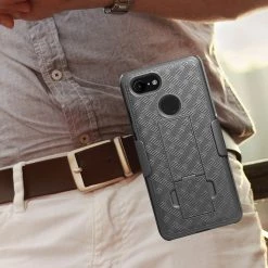 GoCellet HLGOOPXL3- Cellet, Google Pixel 3 XL Holster Case, Heavy Duty Holster Kickstand Case With 180 Rotation Spring Belt Clip (Google Pixel 3 XL) Full Catalog