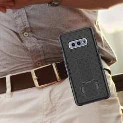 GoCellet HLSAMS10E - Belt Clip Holster & Shell Case With Kickstand Heavy Duty Protection - Galaxy S10 Lite