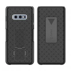 GoCellet HLSAMS10E - Belt Clip Holster & Shell Case With Kickstand Heavy Duty Protection - Galaxy S10 Lite