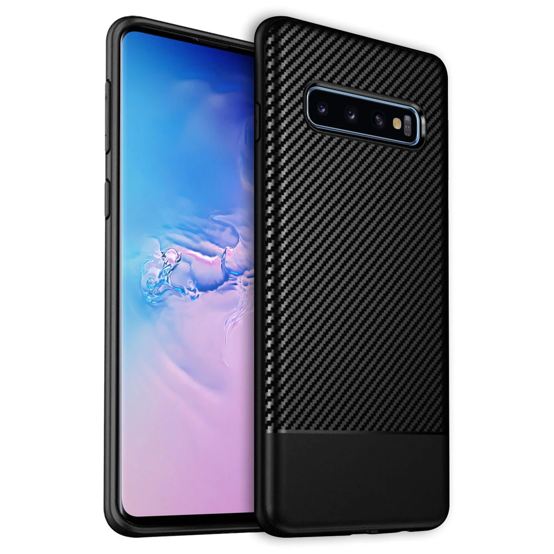 Cellet CCSAMS10BBK - Samsung Galaxy S10 Heavy Duty Slim Case Protector Cover - Black 1 Cellet CCSAMS10BBK - Samsung Galaxy S10 Heavy Duty Slim Case Protector Cover - Black