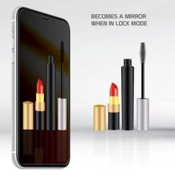 SMIPHXGD - IPhone X Mirror Screen Protector, Cellet 0.3mm Premium Mirror Tempered Glass Screen Protector For Apple IPhone X (9H Hardness) - Gold