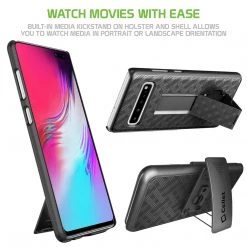 GoCellet HLSAMS105G - Belt Clip Holster & Shell Case With Kickstand Heavy Duty Protection - Galaxy S10 5G Full Catalog