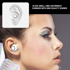 GoCellet EB500WT- Cellet Wireless Earbuds, Premium V5.0 In-Ear Wireless Earbuds With Charging Case, Voice Notifications And Built-in Microphone Compatible To Smartphones, IPods, IPads, Tablets And Other Wireless Enabled Devices - White Full Catalog