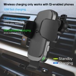 QI1000 - 2-in-1 Fast Wireless Charging Phone Holder Mount With Auto Touch Release And Lock Cradle, Lock Lever And Reusable Sticky Suction Cup For Air Vent And Dashboard (10 Watt/2.1Amp) Compatible To IPhone XS Max, XR And More - By Cellet Full Catalog 17 QI1000 - 2-in-1 Fast Wireless Charging Phone Holder Mount With Auto Touch Release And Lock Cradle, Lock Lever And Reusable Sticky Suction Cup For Air Vent And Dashboard (10 Watt/2.1Amp) Compatible To IPhone XS Max, XR And More - By Cellet Full Catalog