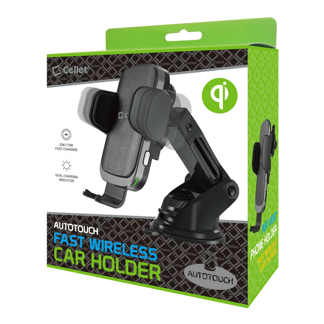 QI1000 - 2-in-1 Fast Wireless Charging Phone Holder Mount With Auto Touch Release And Lock Cradle, Lock Lever And Reusable Sticky Suction Cup For Air Vent And Dashboard (10 Watt/2.1Amp) Compatible To IPhone XS Max, XR And More - By Cellet Full Catalog 11 QI1000 - 2-in-1 Fast Wireless Charging Phone Holder Mount With Auto Touch Release And Lock Cradle, Lock Lever And Reusable Sticky Suction Cup For Air Vent And Dashboard (10 Watt/2.1Amp) Compatible To IPhone XS Max, XR And More - By Cellet Full Catalog