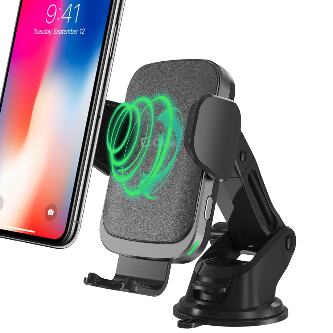 QI1000 - 2-in-1 Fast Wireless Charging Phone Holder Mount With Auto Touch Release And Lock Cradle, Lock Lever And Reusable Sticky Suction Cup For Air Vent And Dashboard (10 Watt/2.1Amp) Compatible To IPhone XS Max, XR And More - By Cellet Full Catalog 10 QI1000 - 2-in-1 Fast Wireless Charging Phone Holder Mount With Auto Touch Release And Lock Cradle, Lock Lever And Reusable Sticky Suction Cup For Air Vent And Dashboard (10 Watt/2.1Amp) Compatible To IPhone XS Max, XR And More - By Cellet Full Catalog