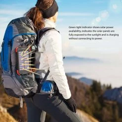 Cellet Full Catalog BMA10000BK -Solar Power Bank 10000mAh Universal Charging Pad Dual USB/Type C Micro USB Input -Black