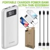 GoCellet BA10001WT - Portable Battery Power Bank Slim 10000mAh Smart Digital Display Screen -White Full Catalog