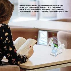 GoCellet FAN500WT- 2 In 1 Mini Handheld Fan 500mAh Dual Fan Heads - White Full Catalog