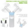 GoCellet FAN500WT- 2 In 1 Mini Handheld Fan 500mAh Dual Fan Heads - White Full Catalog