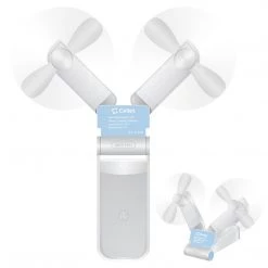 GoCellet FAN500WT- 2 In 1 Mini Handheld Fan 500mAh Dual Fan Heads - White Full Catalog