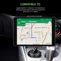 GoCellet PH620 - Cellet Tablet/Smartphone Cup Holder Mount, Heavy Duty Automobile Cup Holder Mount With Adjustable Base And 360 Degree Rotation Compatible To IPads, Tablets, Smartphones, GPS Systems And More Full Catalog