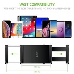 GoCellet PH620 - Cellet Tablet/Smartphone Cup Holder Mount, Heavy Duty Automobile Cup Holder Mount With Adjustable Base And 360 Degree Rotation Compatible To IPads, Tablets, Smartphones, GPS Systems And More Full Catalog