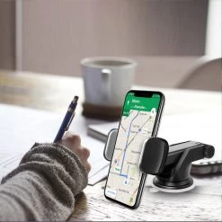 GoCellet Full Catalog PHD355 - Dashboard & Windshield Phone Holder Mount 270° Rotating Strong Sticky Suction Pad