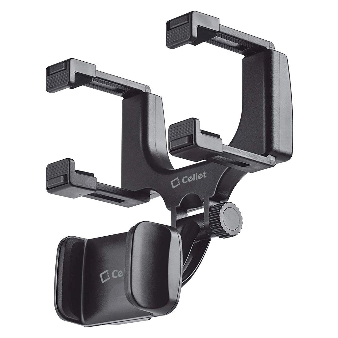GoCellet PHMIR2FA - Cellet Rear-view Mirror Mount, Universal Car Rear-view Mirror Mount With 360 Degree Rotating Cradle And Adjustable Brackets Compatible To Apple IPhone 13/12/11/XS Max, X/XR/XS, 8/8 Plus, 7/7 Plus And Samsung Galaxy Note 10/10 Plus 2 GoCellet PHMIR2FA - Cellet Rear-view Mirror Mount, Universal Car Rear-view Mirror Mount With 360 Degree Rotating Cradle And Adjustable Brackets Compatible To Apple IPhone 13/12/11/XS Max, X/XR/XS, 8/8 Plus, 7/7 Plus And Samsung Galaxy Note 10/10 Plus