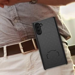 GoCellet HLSAMN10 - Belt Clip Holster & Shell Case With Kickstand Heavy Duty Protection - Galaxy Note 10 Full Catalog