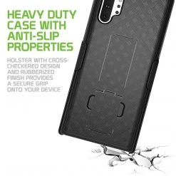 GoCellet HLSAMN10P - Belt Clip Holster & Shell Case With Kickstand Heavy Duty Protection - Galaxy Note 10 Plus Full Catalog