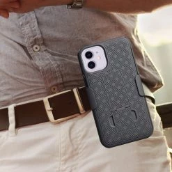 GoCellet HLIPH11 - IPhone 11 Belt Clip Holster And Shell Case With Kickstand Heavy Duty Protection