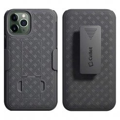GoCellet HLIPH11PROM -IPhone 11 Pro Max Belt Clip Holster & Shell Case With Kickstand Heavy Duty Protection Full Catalog