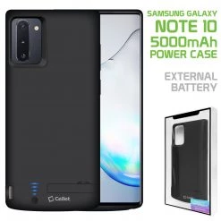 BSAMN10BK - USED Cellet Samsung Galaxy Note 10 Portable 5000mAh Heavy Duty Rechargeable External Power Case, Extended Battery Charging Case Compatible To Samsung Galaxy Note 10