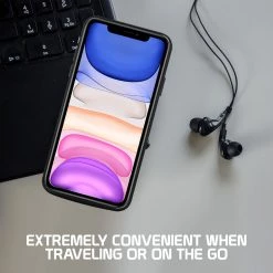 BIPH11BK - Cellet Apple IPhone 11 Portable 6000mAh Heavy Duty Rechargeable External Power Case, Extended Battery Charging Case Compatible To Apple IPhone 11 Full Catalog