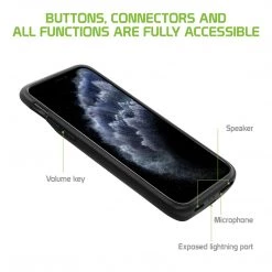 BIPH11PBK - (USED) Cellet Apple IPhone 11 Pro Portable 5000mAh Heavy Duty Rechargeable External Power Case, Extended Battery Charging Case Compatible To Apple IPhone 11 Pro Full Catalog 13 BIPH11PBK - (USED) Cellet Apple IPhone 11 Pro Portable 5000mAh Heavy Duty Rechargeable External Power Case, Extended Battery Charging Case Compatible To Apple IPhone 11 Pro Full Catalog