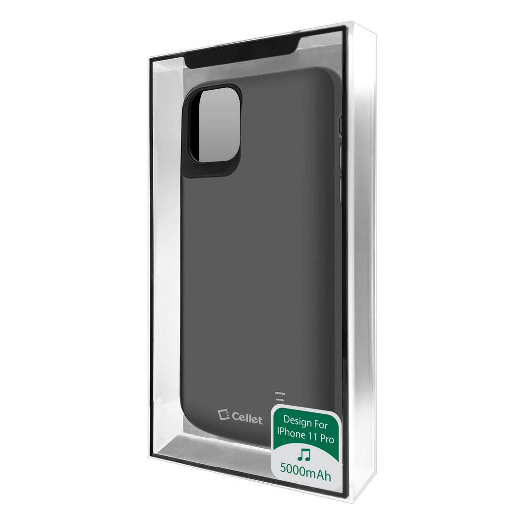 BIPH11PBK - (USED) Cellet Apple IPhone 11 Pro Portable 5000mAh Heavy Duty Rechargeable External Power Case, Extended Battery Charging Case Compatible To Apple IPhone 11 Pro Full Catalog 7 BIPH11PBK - (USED) Cellet Apple IPhone 11 Pro Portable 5000mAh Heavy Duty Rechargeable External Power Case, Extended Battery Charging Case Compatible To Apple IPhone 11 Pro Full Catalog