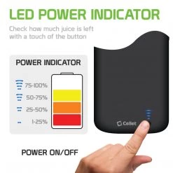 Full Catalog BIPH11PMBK - Cellet Apple IPhone 11 Pro Max Portable 6000mAh Heavy Duty Rechargeable External Power Case, Extended Battery Charging Case Compatible To Apple IPhone 11 Pro Max