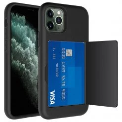 GoCellet Full Catalog CCIPH11PMBK - Durable Slim Protective Wallet Case - ID & Credit Card Holder Slot - IPhone 11 Pro Max