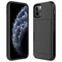 GoCellet Full Catalog CCIPH11PBK - Durable Slim Protective Wallet Case - ID & Credit Card Holder Slot - IPhone 11 Pro