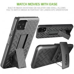 GoCellet HLGOOPXL4- Belt Clip Holster & Shell Case With Kickstand Heavy Duty Protection - Google Pixel 4 XL Full Catalog 10 GoCellet HLGOOPXL4- Belt Clip Holster & Shell Case With Kickstand Heavy Duty Protection - Google Pixel 4 XL Full Catalog