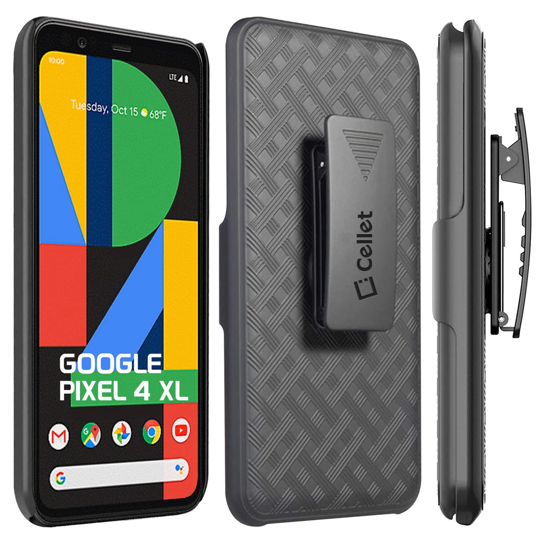 GoCellet HLGOOPXL4- Belt Clip Holster & Shell Case With Kickstand Heavy Duty Protection - Google Pixel 4 XL Full Catalog 1 GoCellet HLGOOPXL4- Belt Clip Holster & Shell Case With Kickstand Heavy Duty Protection - Google Pixel 4 XL Full Catalog
