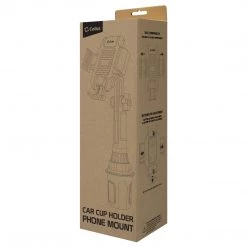 PH630 - *NEW* Cellet Smartphone Cup Holder Mount, Heavy Duty Automobile Cup Holder Mount With Adjustable Base, Height, One Touch Arm Release Button And 360 Degree Rotation Compatible To IPhone 11 Pro Max, Samsung Galaxy S10, GPS Systems And More