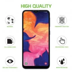 SGSAMA10E - Samsung Galaxy A10E Full Coverage Screen Protector, Premium 3D Full Coverage Tempered Glass Screen Protector For Samsung Galaxy A10E By Cellet