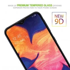 SGSAMA10E - Samsung Galaxy A10E Full Coverage Screen Protector, Premium 3D Full Coverage Tempered Glass Screen Protector For Samsung Galaxy A10E By Cellet