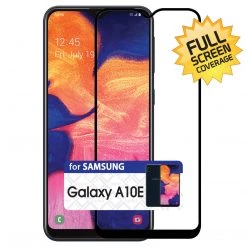 SGSAMA10E - Samsung Galaxy A10E Full Coverage Screen Protector, Premium 3D Full Coverage Tempered Glass Screen Protector For Samsung Galaxy A10E By Cellet