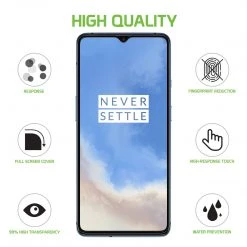Full Catalog SGONEP7T - OnePlus 7T Full Coverage Screen Protector, Premium 3D Full Coverage Tempered Glass Screen Protector For OnePlus 7T By Cellet