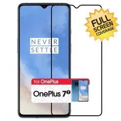 Full Catalog SGONEP7T - OnePlus 7T Full Coverage Screen Protector, Premium 3D Full Coverage Tempered Glass Screen Protector For OnePlus 7T By Cellet