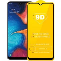 Full Catalog SGSAMA20 - Samsung Galaxy A20 Full Coverage Screen Protector, Premium 3D Full Coverage Tempered Glass Screen Protector For Samsung Galaxy A20 By Cellet