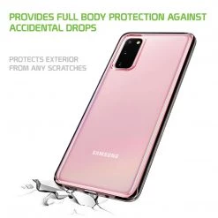 Cellet Full Catalog DDDS20 - Samsung Galaxy S20 Crystal Clear Shockproof Phone Protector Case