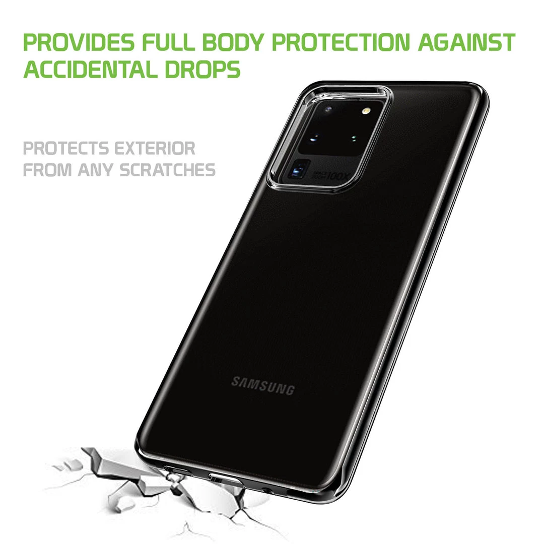 Cellet DDDS20U - Samsung Galaxy S20 Ultra, Crystal Clear Shockproof Phone Protector Case 5 Cellet DDDS20U - Samsung Galaxy S20 Ultra, Crystal Clear Shockproof Phone Protector Case