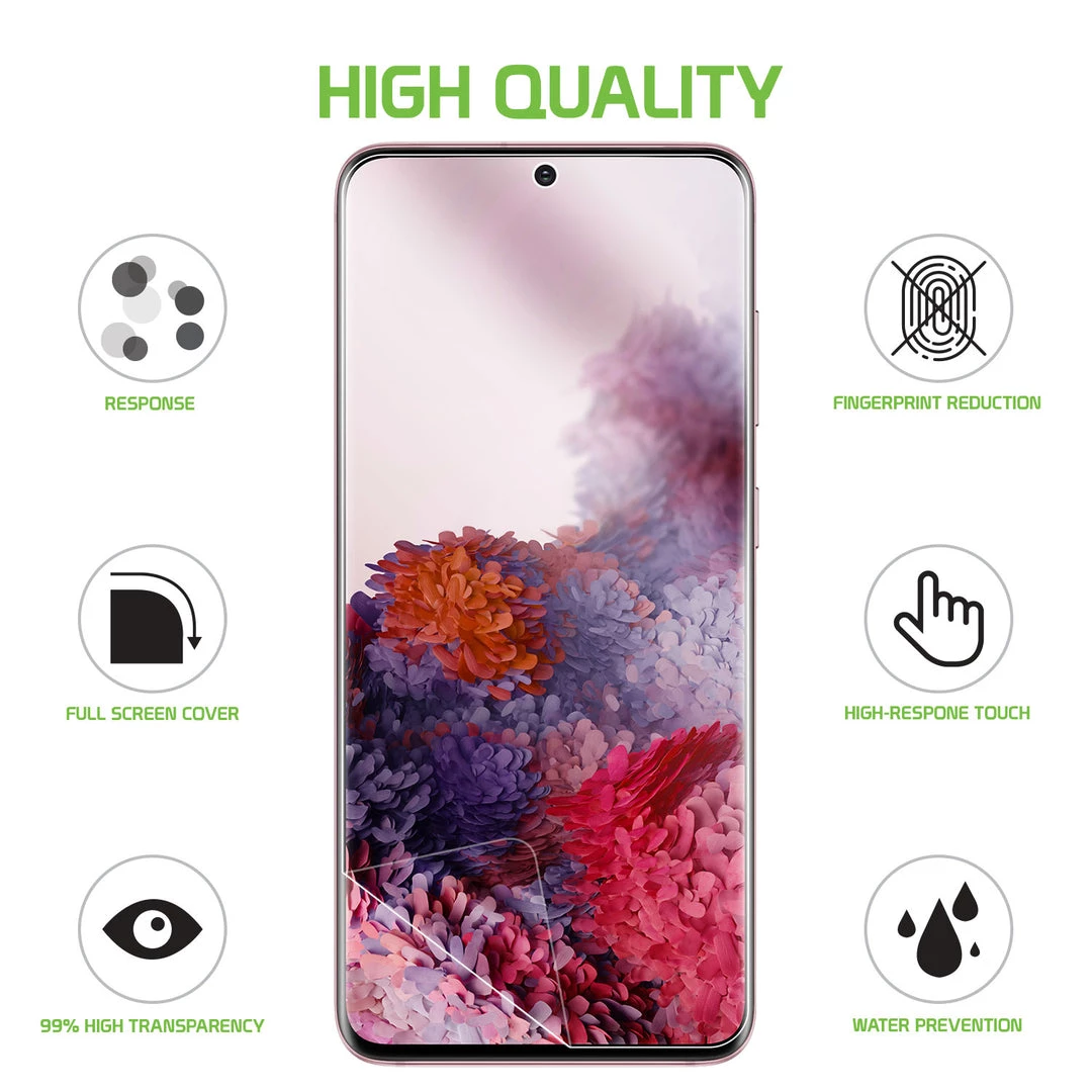 STSAMS20 - Cellet Samsung Galaxy S20 TPU Screen Protector, Full Coverage Flexible Film Screen Protector Compatible To Samsung Galaxy S20 Full Catalog 4 STSAMS20 - Cellet Samsung Galaxy S20 TPU Screen Protector, Full Coverage Flexible Film Screen Protector Compatible To Samsung Galaxy S20 Full Catalog