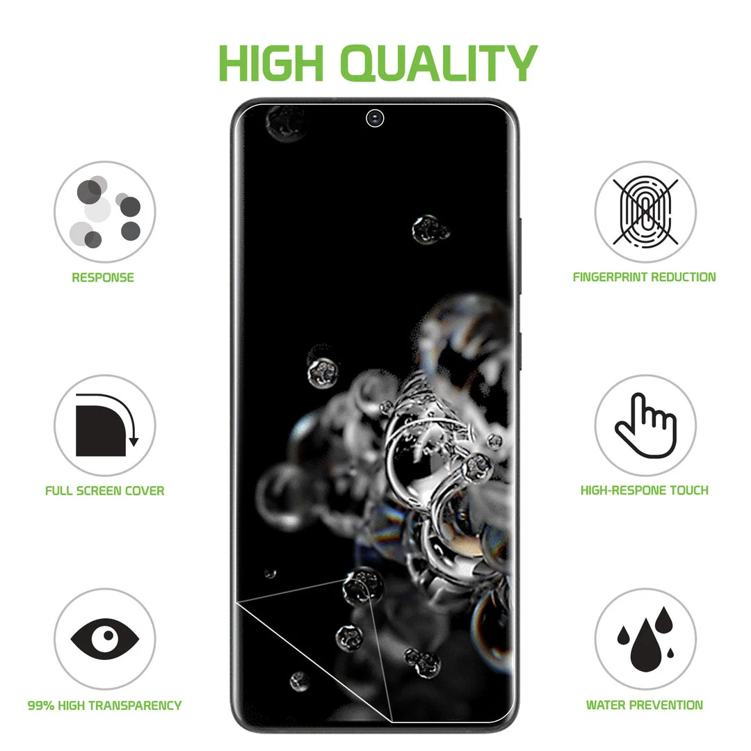 STSAMS20U - Cellet Samsung Galaxy S20 Ultra TPU Screen Protector, Full Coverage Flexible Film Screen Protector Compatible To Samsung Galaxy S20 Ultra 4 STSAMS20U - Cellet Samsung Galaxy S20 Ultra TPU Screen Protector, Full Coverage Flexible Film Screen Protector Compatible To Samsung Galaxy S20 Ultra