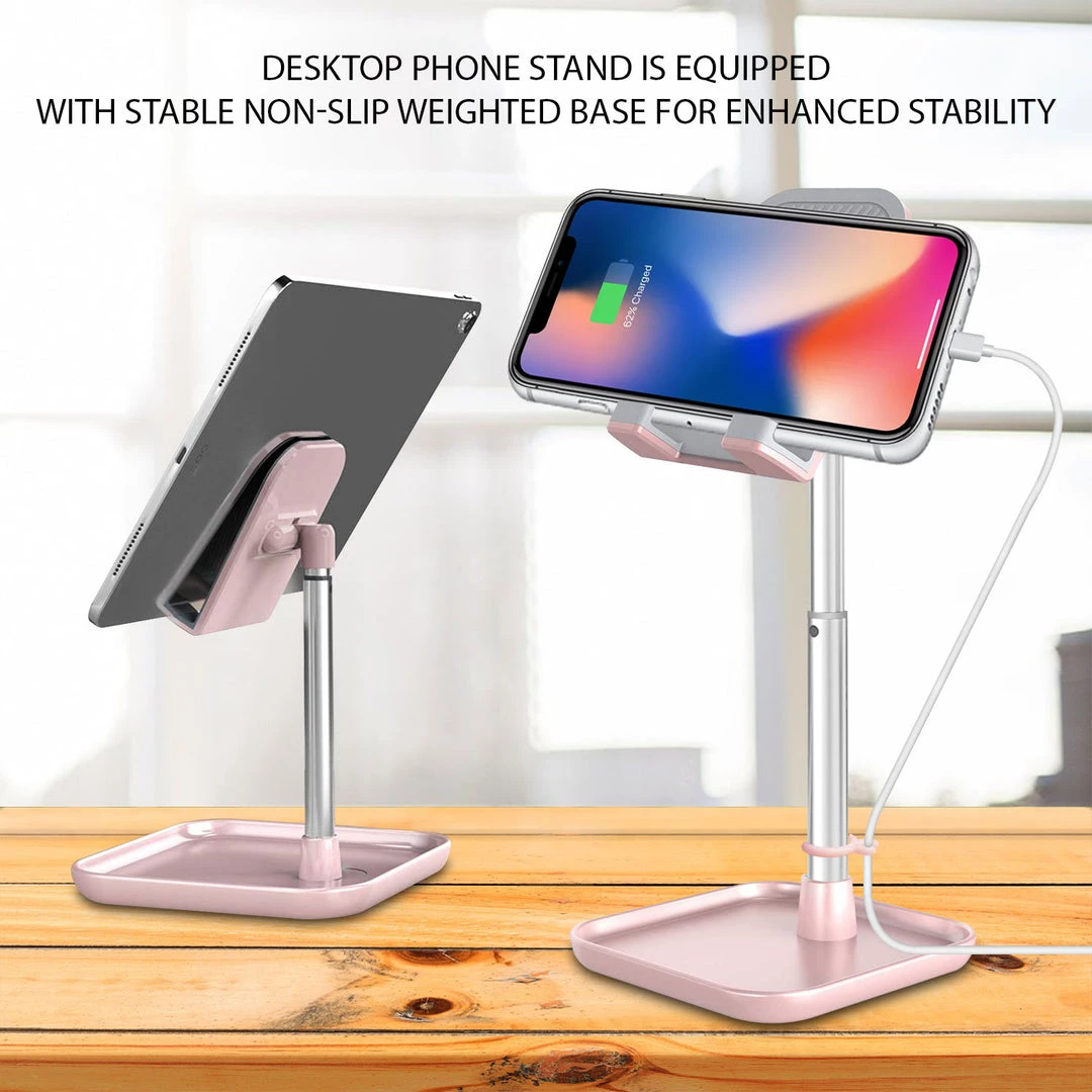 Cellet PH150PK - Adjustable Desktop Smartphone And Tablet Stand, Heavy Duty Adjustable Phone Stand With Mini Shelf, Non-Slip Rubberized Grips And Base Compatible To Smartphones, Tablets, IPads And Nintendo Switch – Pink Full Catalog 3 Cellet PH150PK - Adjustable Desktop Smartphone And Tablet Stand, Heavy Duty Adjustable Phone Stand With Mini Shelf, Non-Slip Rubberized Grips And Base Compatible To Smartphones, Tablets, IPads And Nintendo Switch – Pink Full Catalog